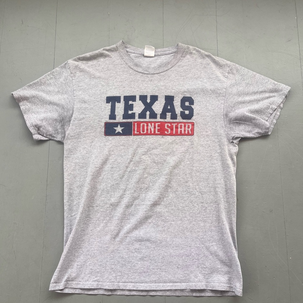 Gray Texas Lone Star Men's T-Shirt